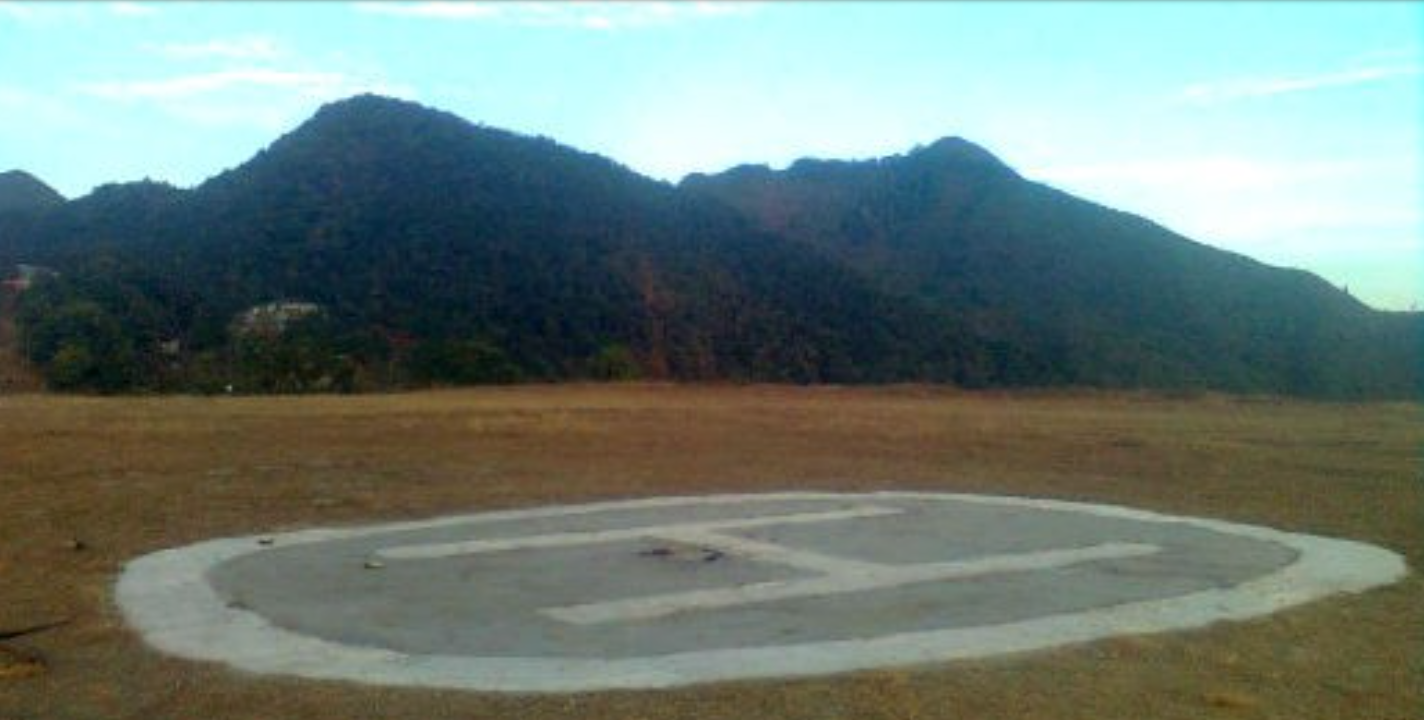 A helipad at Parbung sub-divisional headquarters in Hmar Hills. This is maintained by the Indian Army. Photo contributed by Muona Infimate